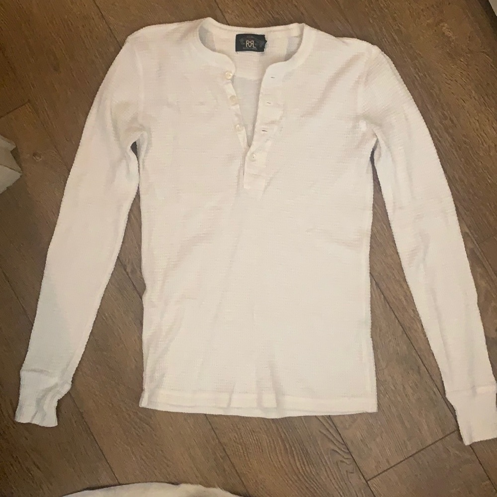 Ralph Lauren Waffle Knit Long Sleeve Tee